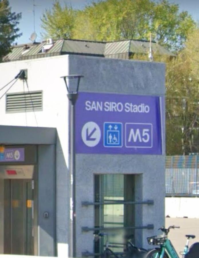 Double Room 700 Meter From The Stadium The House Of The Brave Milan Exterior photo